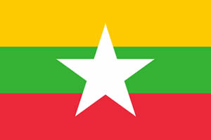 Flagge von Birma, Myanmar