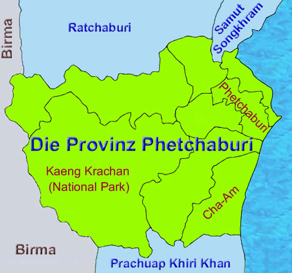 Phetchaburi Provinz Thailand